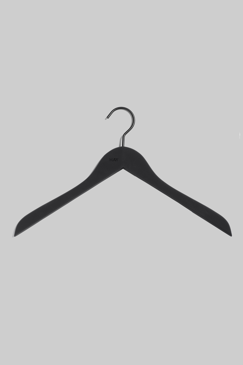 Soft Coat Hanger Black 4-pack